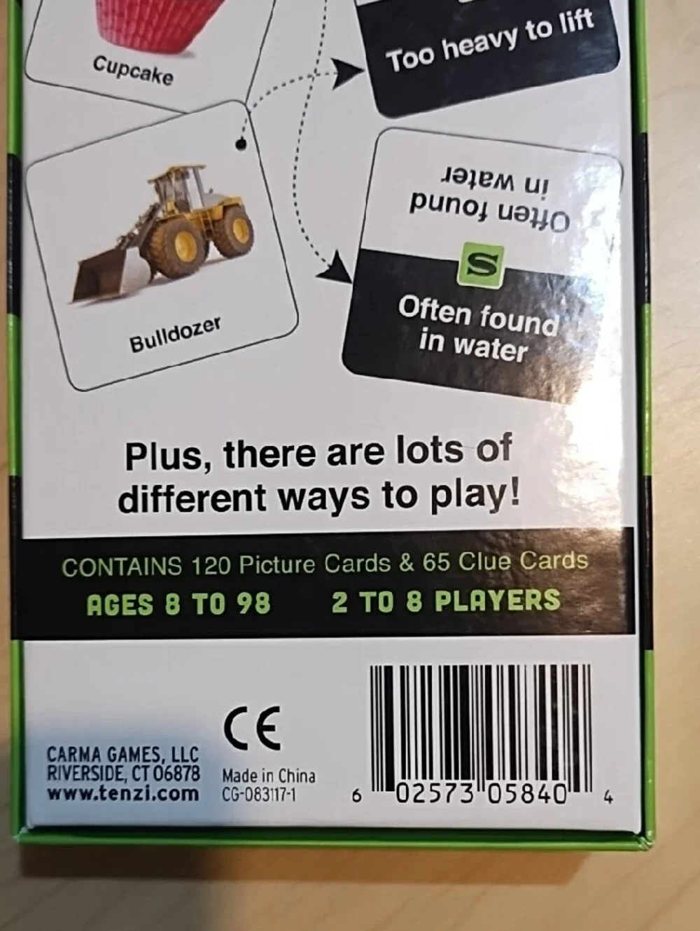 Slapzi Linking Game - Bright Green Box NIB Ages 8-95.